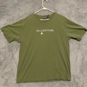 Vintage Levis Silvertab Tshirt Mens Large 90s Skater Baggy Poly Spantex Stretch